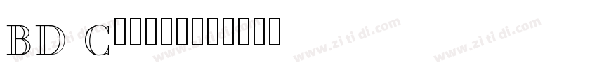 BD Colonius字体转换